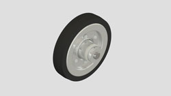 View of a 3d wheel assignment